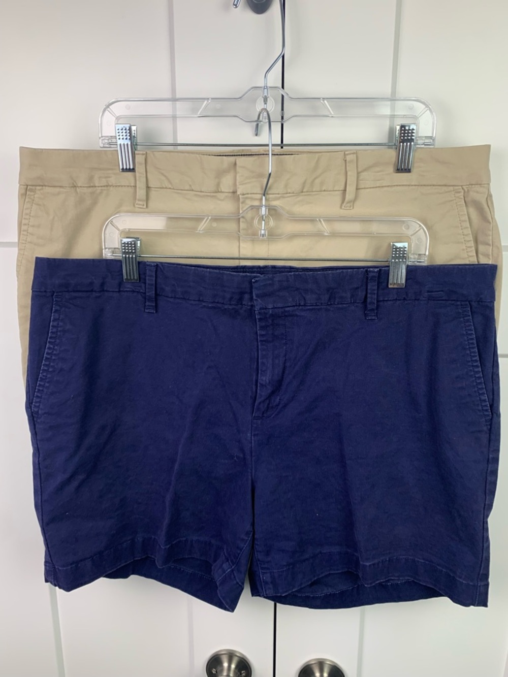 Tommy Hilfiger Size 16 Lot Of 2 Shorts Khaki Navy Preppy Nautical